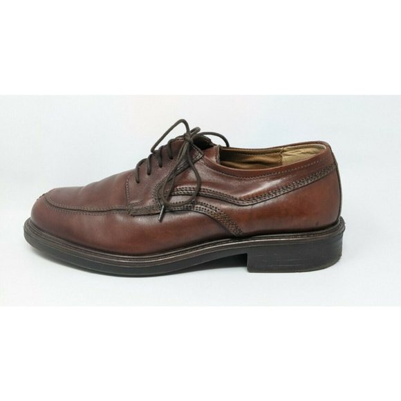 Giorgio Brutini Mens Size 9 Brown Leather Nelson Oxford Shoes. Split Toe Lace Up main image 7